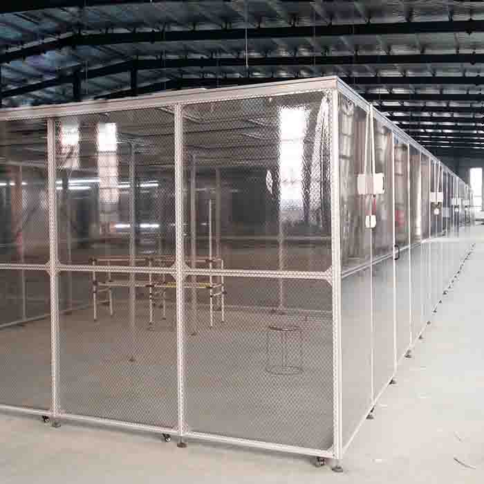 千級潔凈棚支撐架方通選擇鋁合金,制作美觀大方。